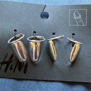 H&M Fingertip Nail Rings NEW with Tags